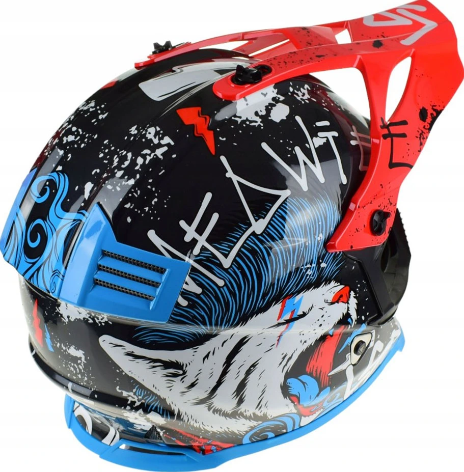 LS2 MX437 FAST II MINI STARMAW helmet - Black, S
