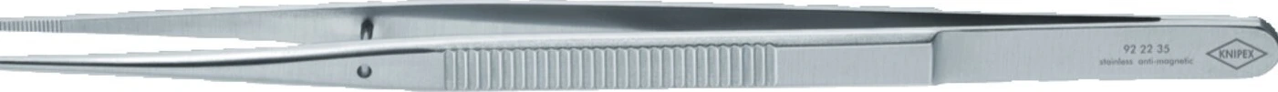 Knipex precision tweezers with straight tips, 155 mm