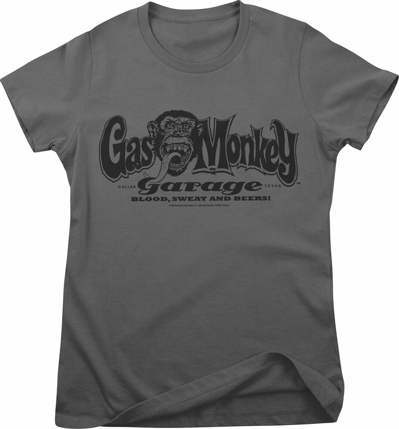 GMG Logo female t-shirt, dark gray, XL