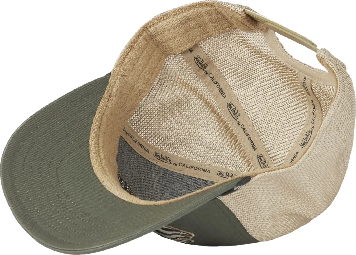 Von Dutch Semi curve cap, skull Green
