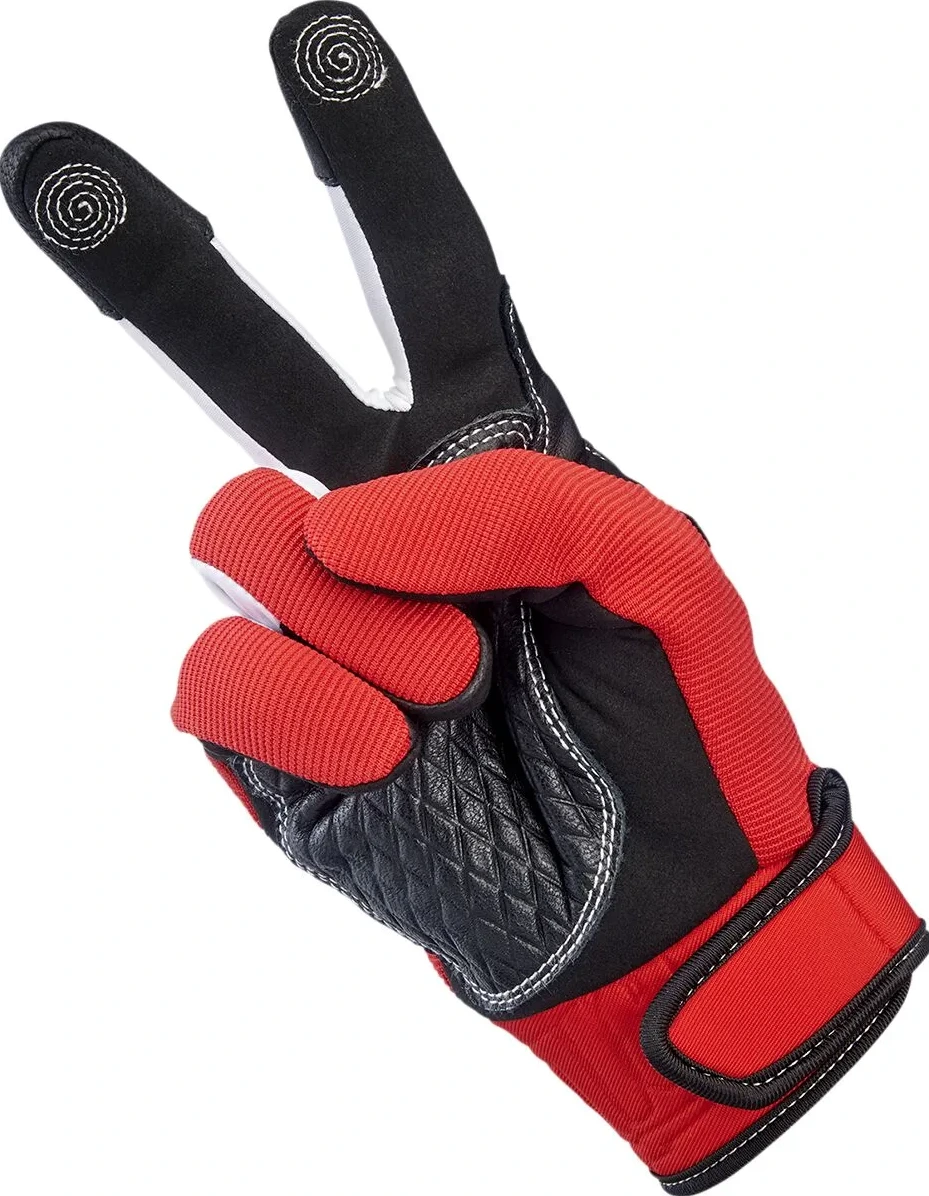 GLOVES BAJA RED/BLK XS