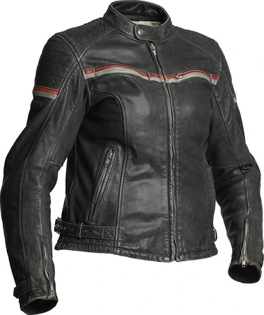Halvarssons Leather jacket Eagle Lady Black/red