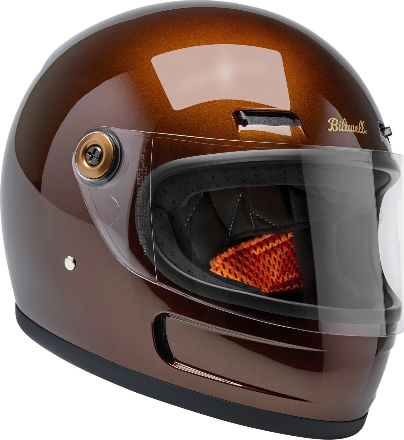 Biltwell Gringo SV helmet metallic whiskey, Brown, M