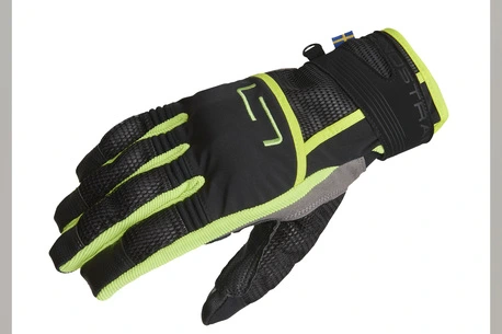 Lindstrands Glove Nyhusen Black/yellow 07