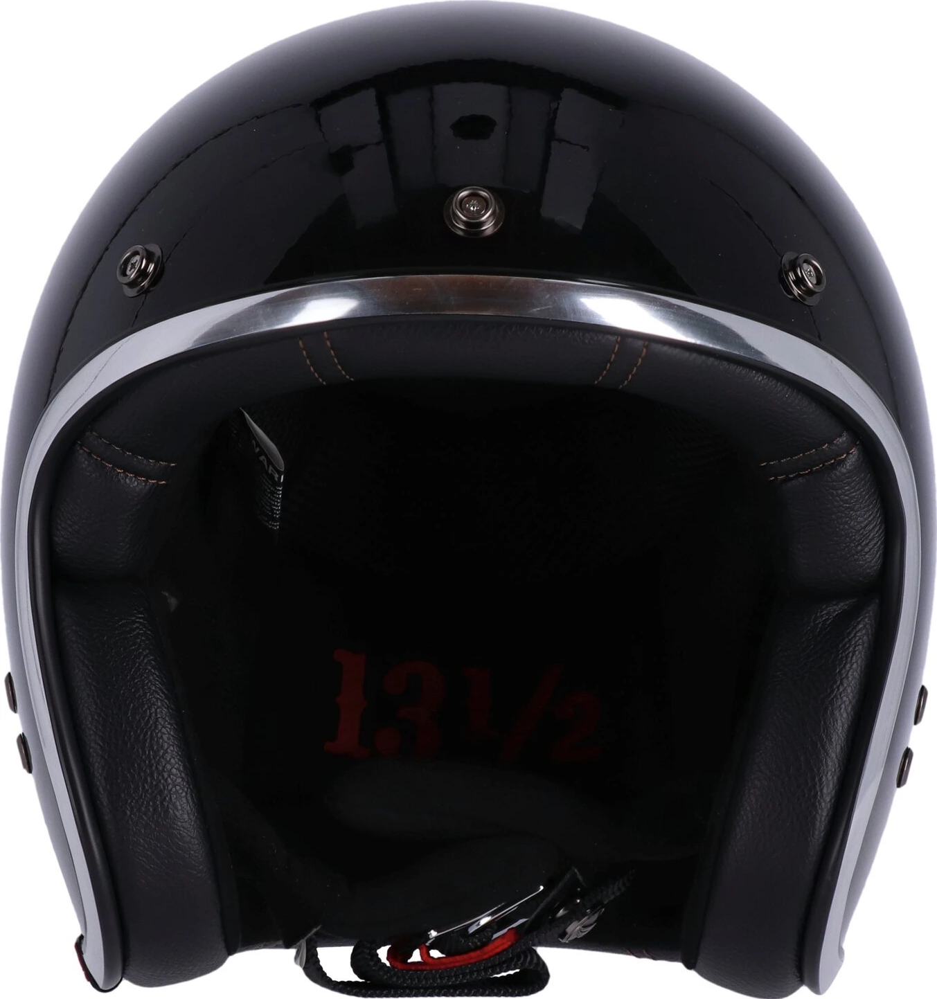 13 1/2 Skull bucket helmet, Black, M, Gloss