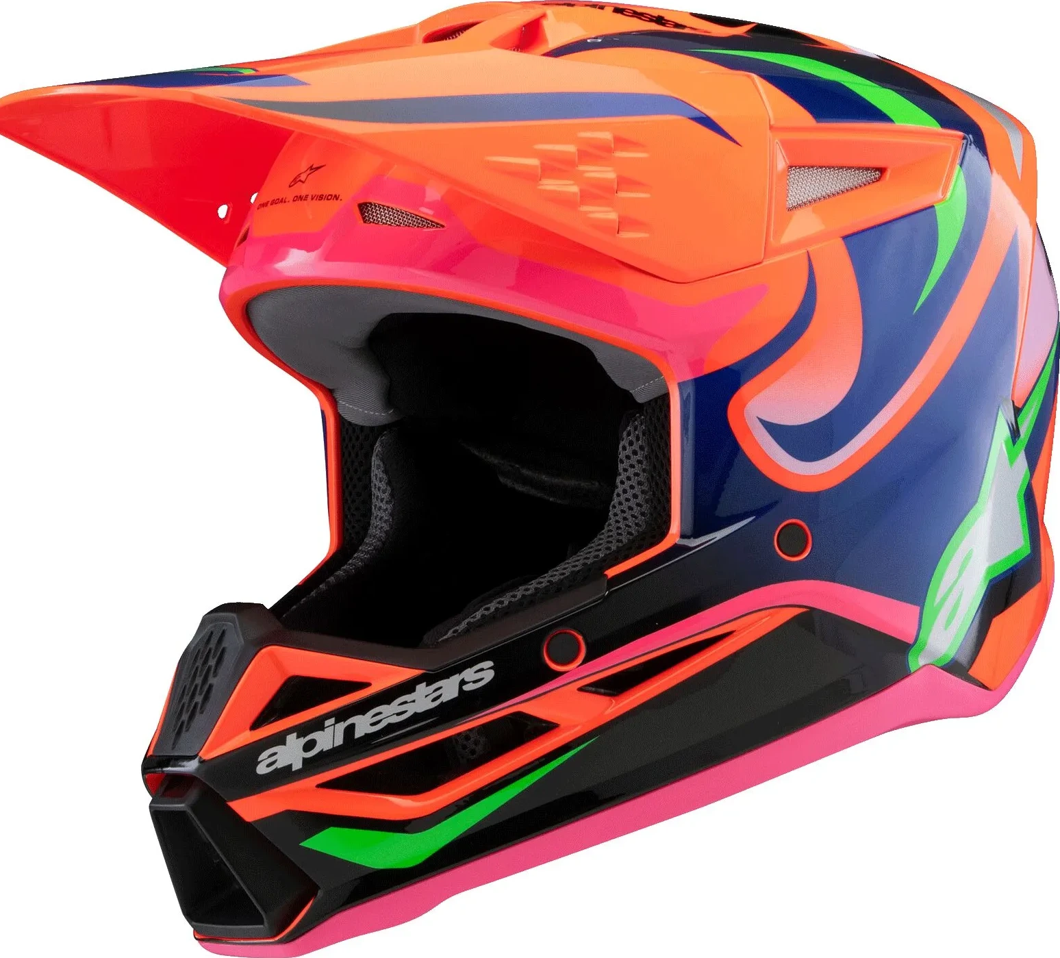 HELMET YTH SM3 DEEGAN OR/PU/PK YM