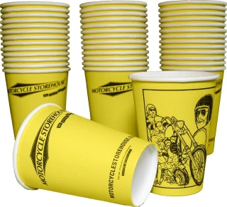 Motorcycle storehouse, coffee cups 180cc
