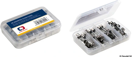 Assorted glass fuses 48pcs