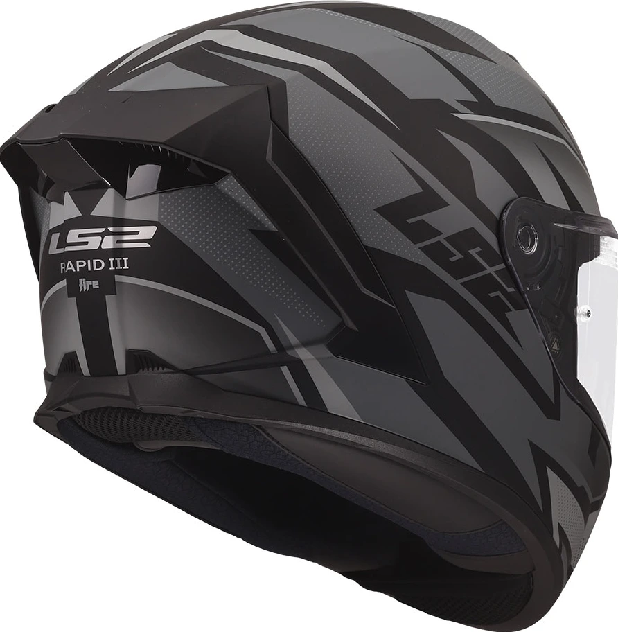 LS2 FF820 RAPID III XTREM Helmet - 3XL, Black Blue Petrol
