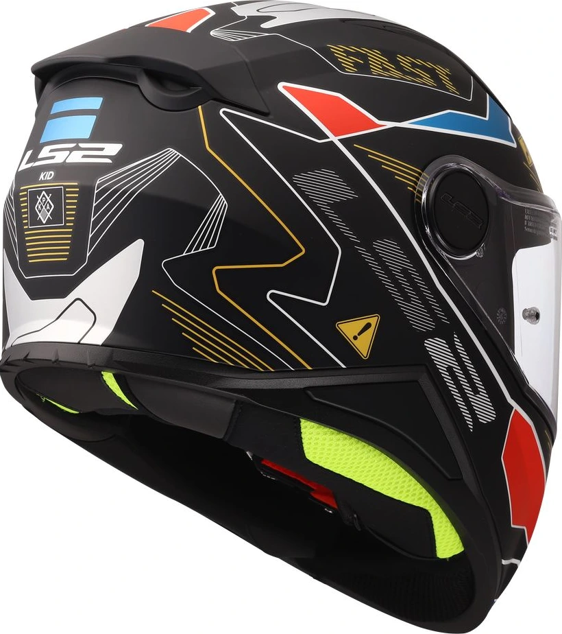 LS2 FF812 KID ZERO Helmet - M, Grey Red
