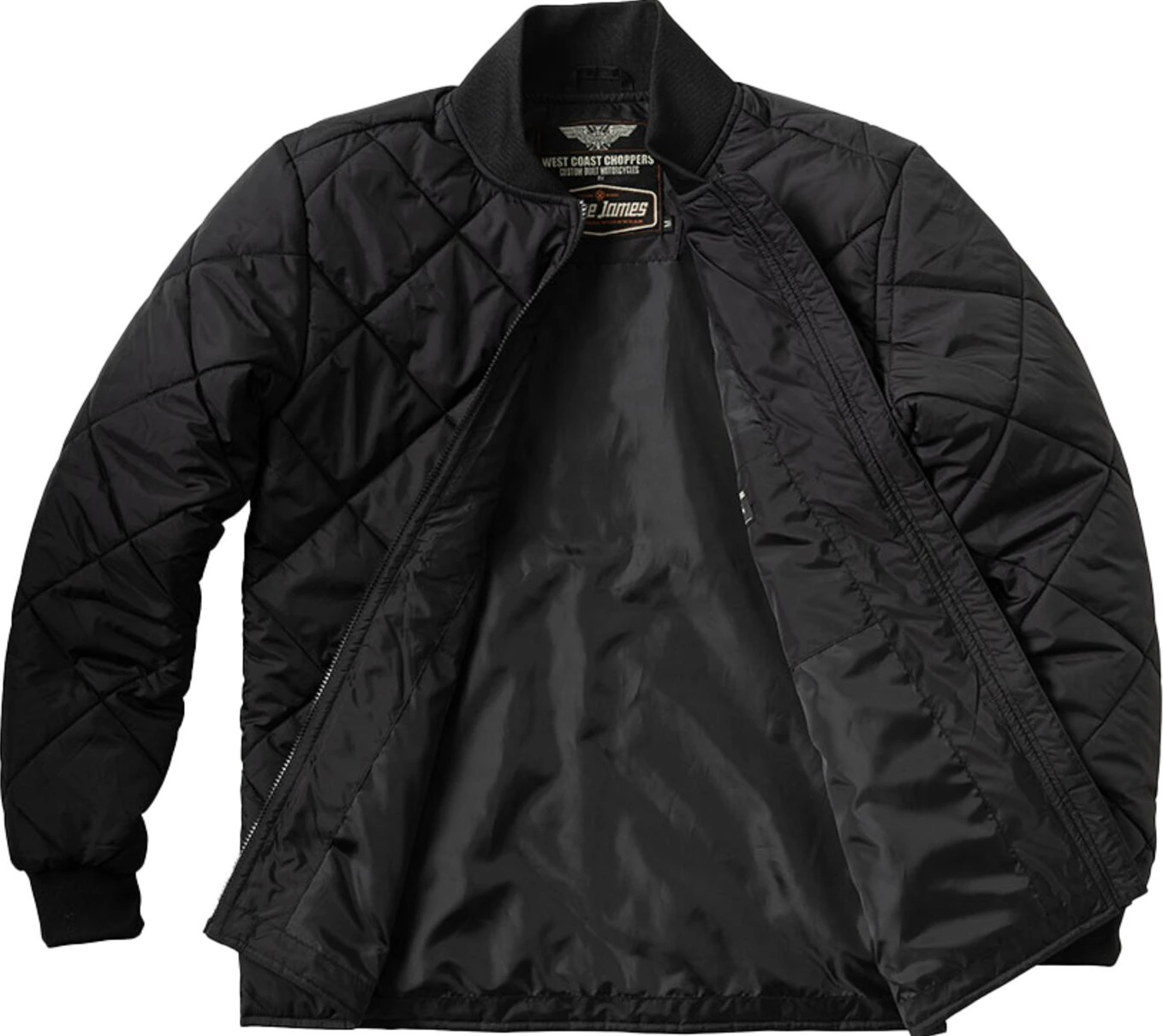 WCC Iron Quilted jacket, Black, M