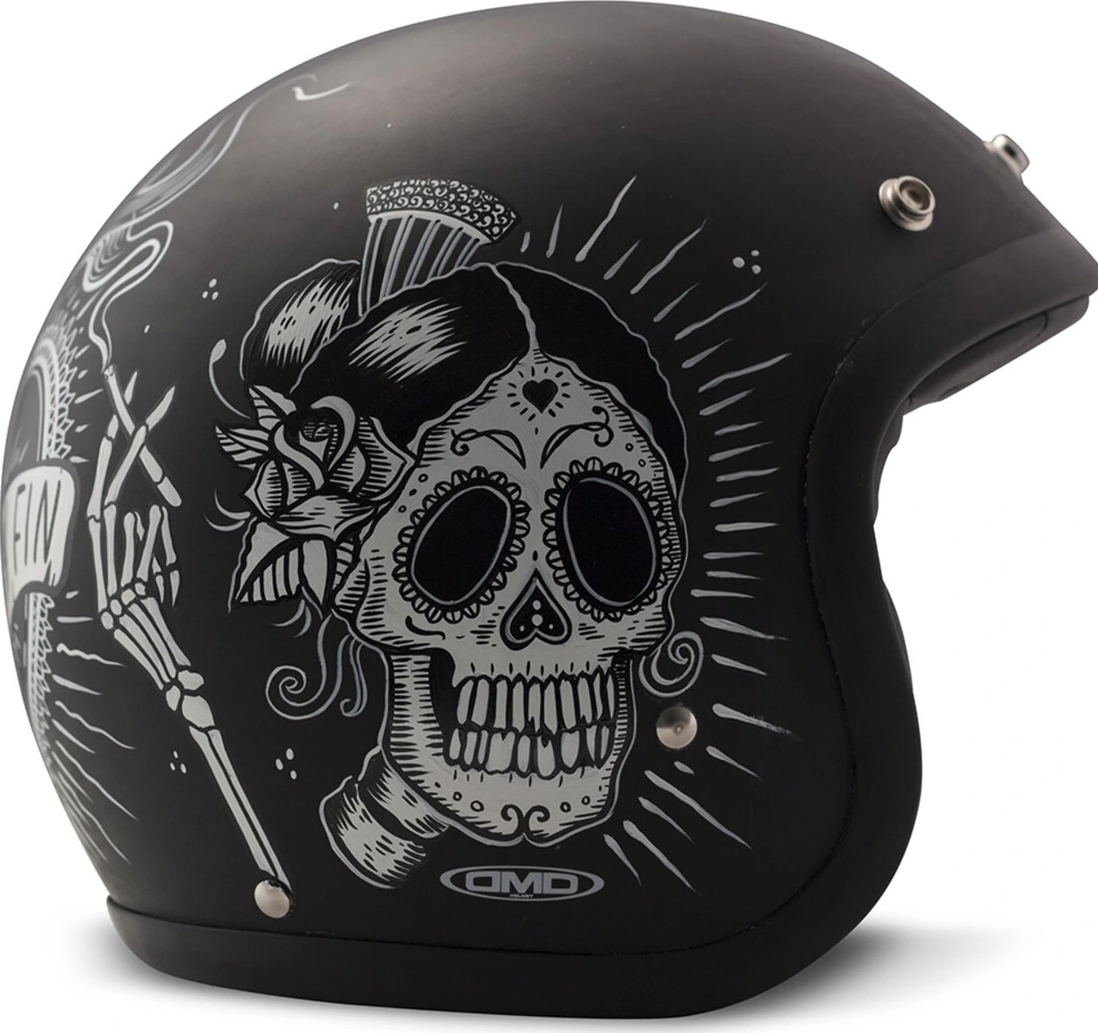 DMD Retro helmet, sin fin Black, XS, Graphic