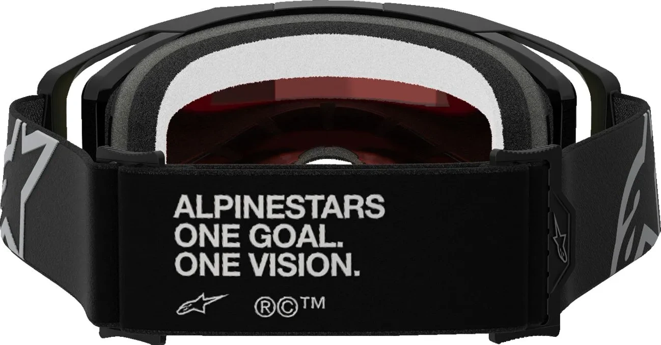 GOGGLE VISION 8 CORP BLK MIRROR-RED