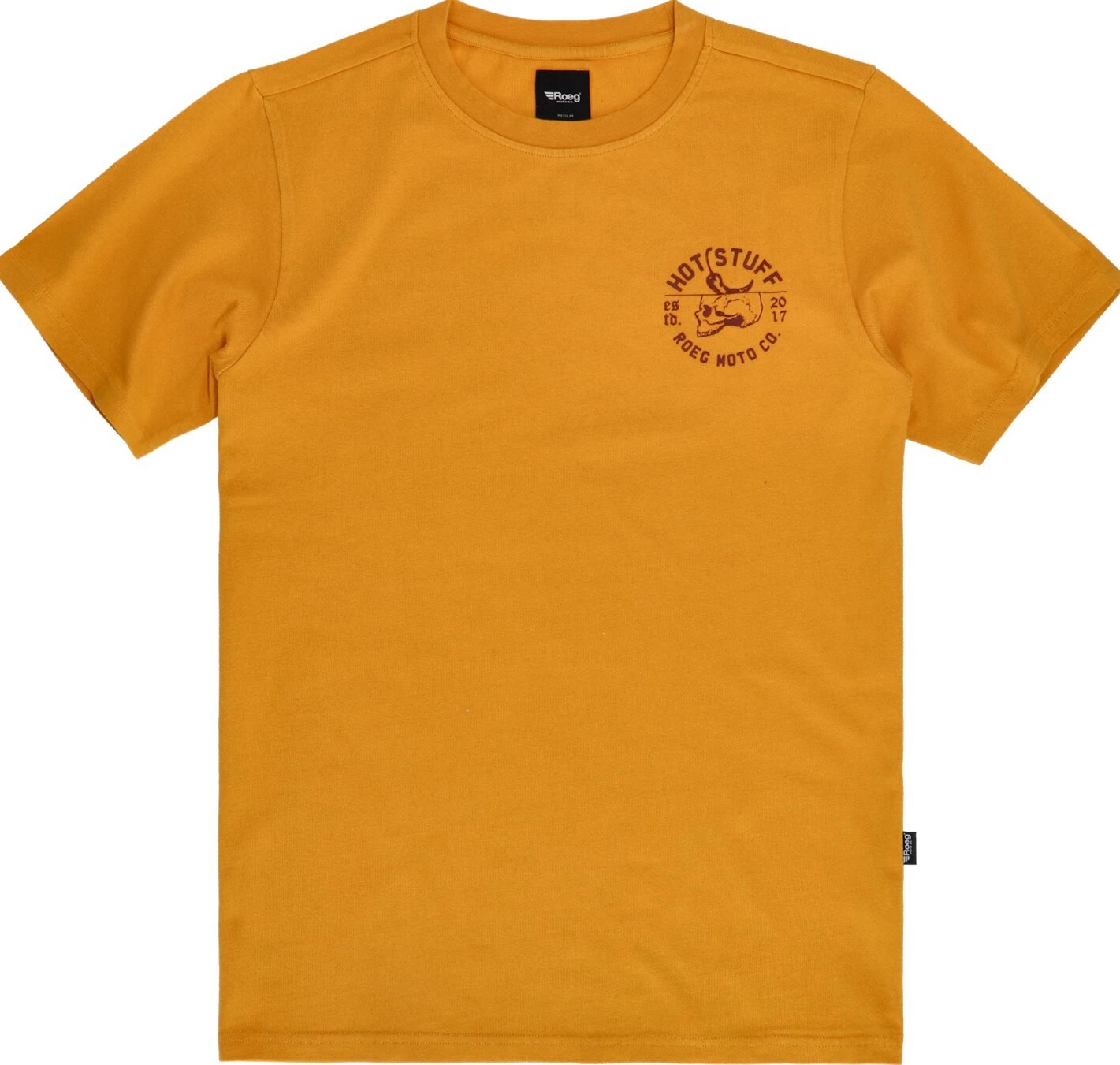 Roeg Pepper t-shirt ochre, Yellow, S