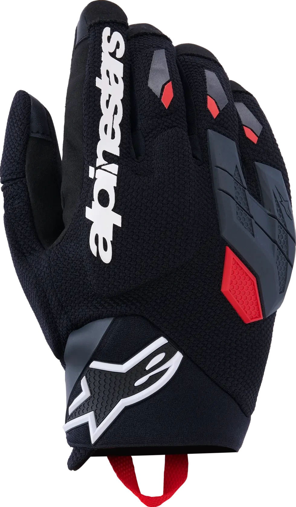 GLOVE DURACK BLACK/GRAY/RED S