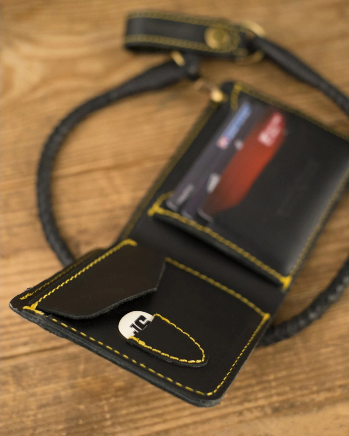 Trip Machine Guitarists wallet, Black