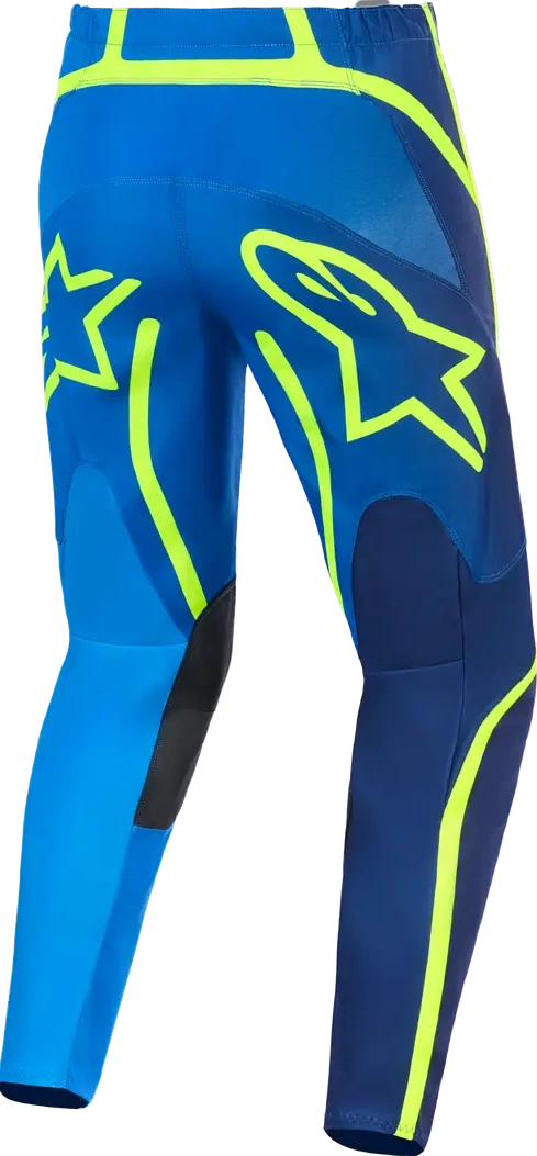 PANT FLUID APEX BLUE/YEL 36