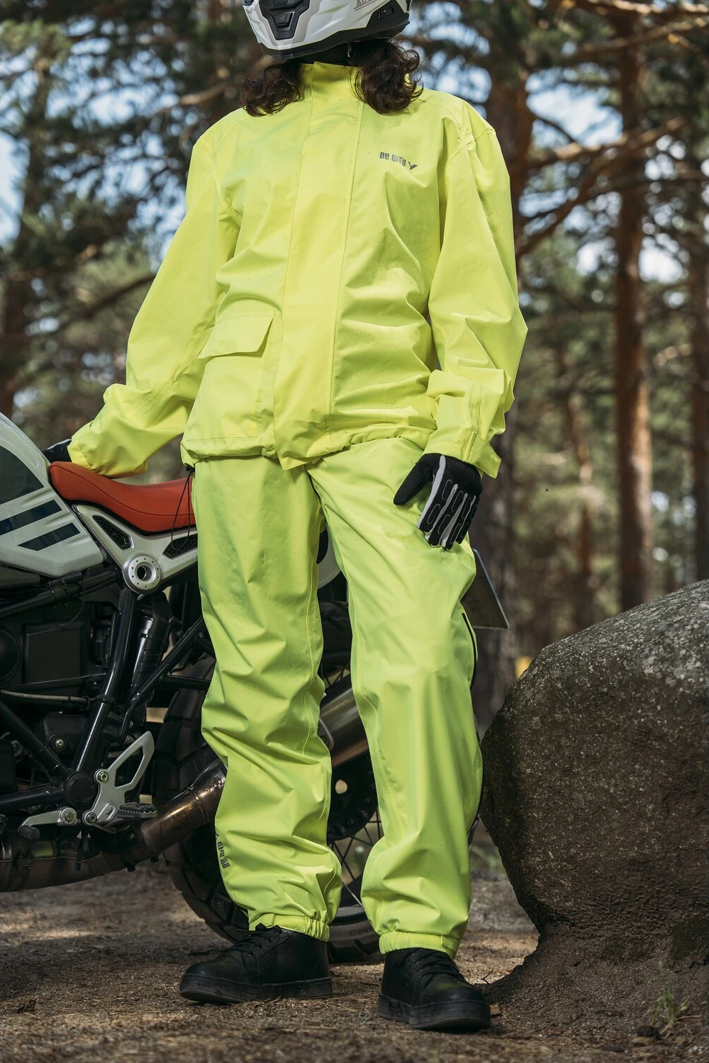 By City Raincoat mini pants, Yellow, M