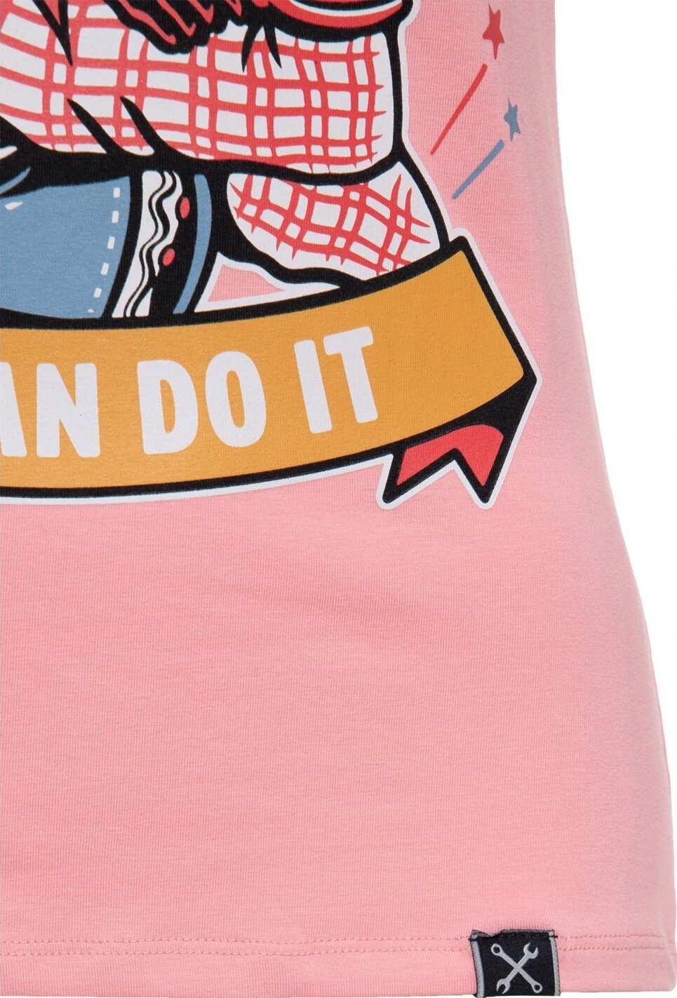 Queen Kerosin We Can Do It t-shirt rose, Pink, S