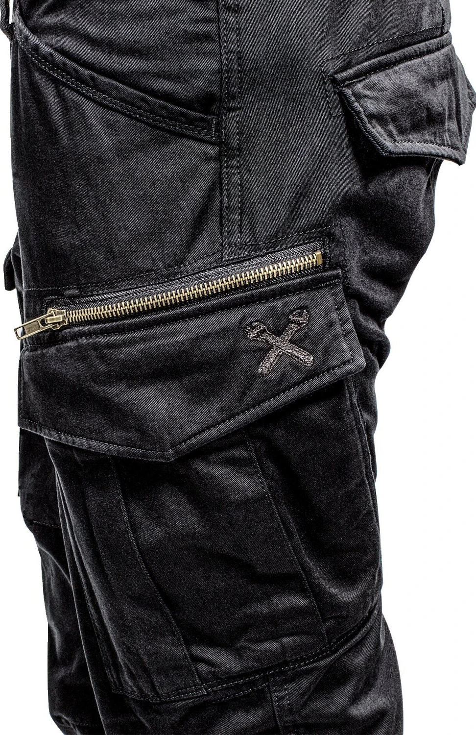 John Doe Cargo Stroker pant, Black, 25/30
