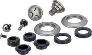 Roeg Chase hardware visor kit gun metal