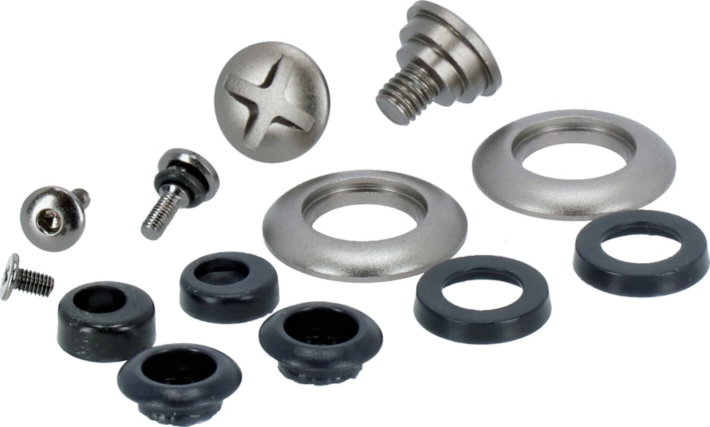 Roeg Chase hardware visor kit gun metal, Silver