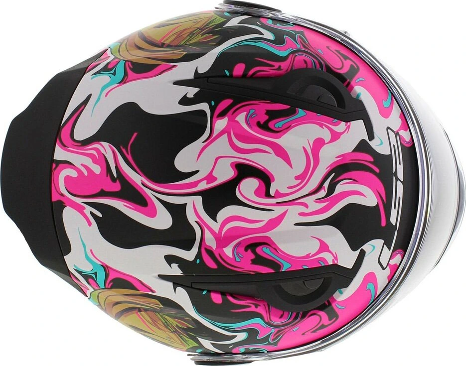 LS2 FF812 KID CYBERG Helmet - Matt Purple Cyan, S