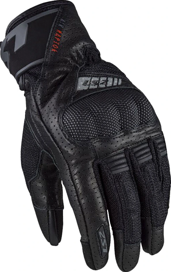 LS2 Air Raptor Man Gloves - S, Black