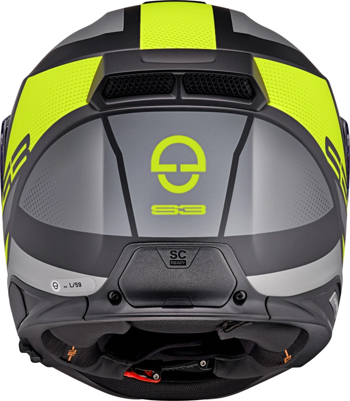 Schuberth Helmet S3 Daytona Yellow Matt, 61 XL