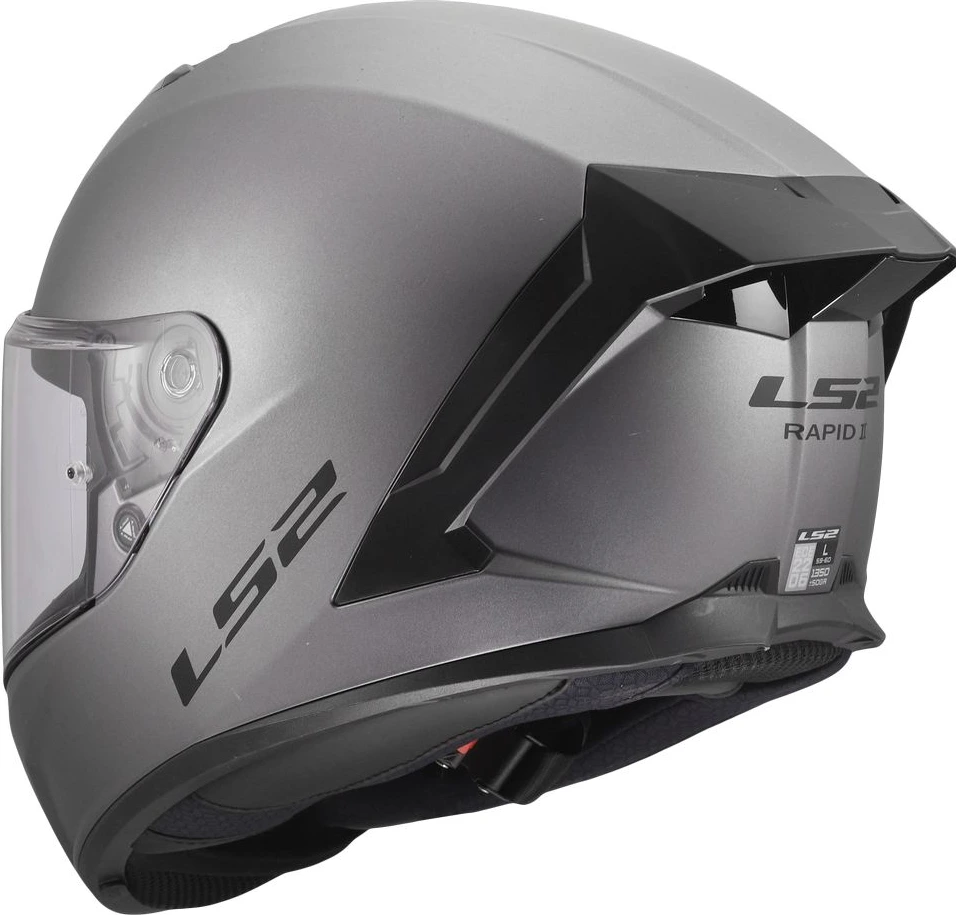 LS2 FF820 RAPID III SOLID Helmet - 3XL, Matt Titanium