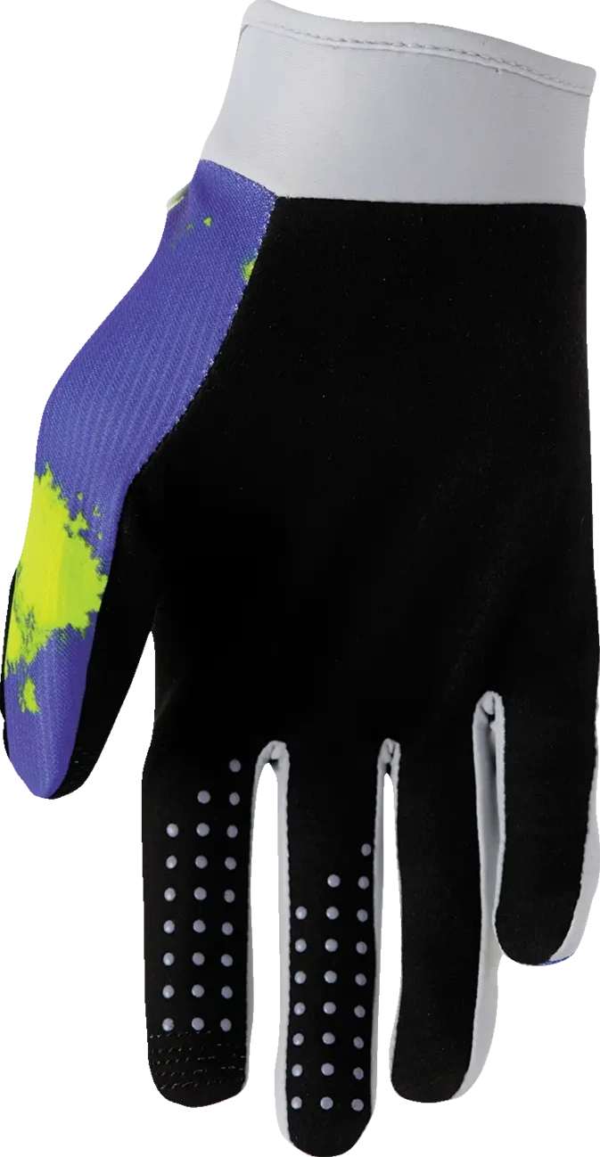 GLOVES LAUNCHMODE BLEACH GRAY/ACID XS