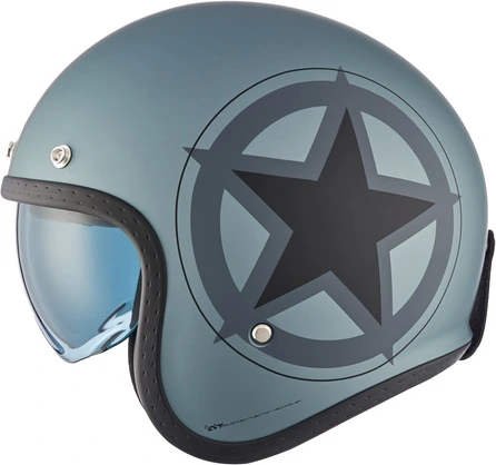 APEX Helmet JI100 Star matt black/grey S