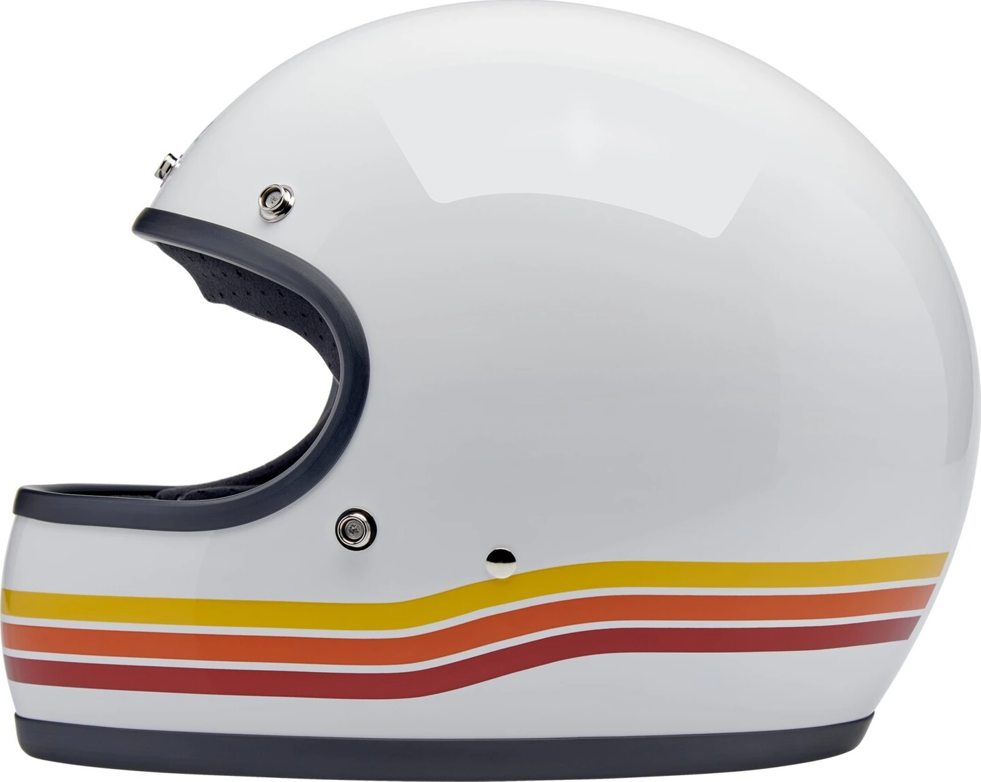 Biltwell Gringo helmet, sunset spectrum White, S, Gloss
