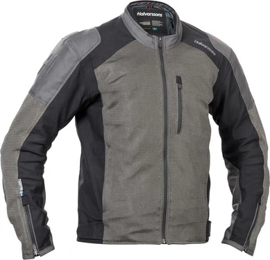 Halvarssons Textile Jacket Arvika Black/grey 48
