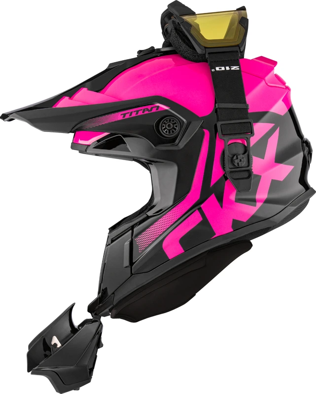 CKX Hjälm + Goggles TITAN Polar Pink, L