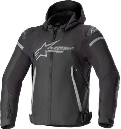 Alpinestars Textile Jacket Zaca Waterproof Black/Gray, 2XL