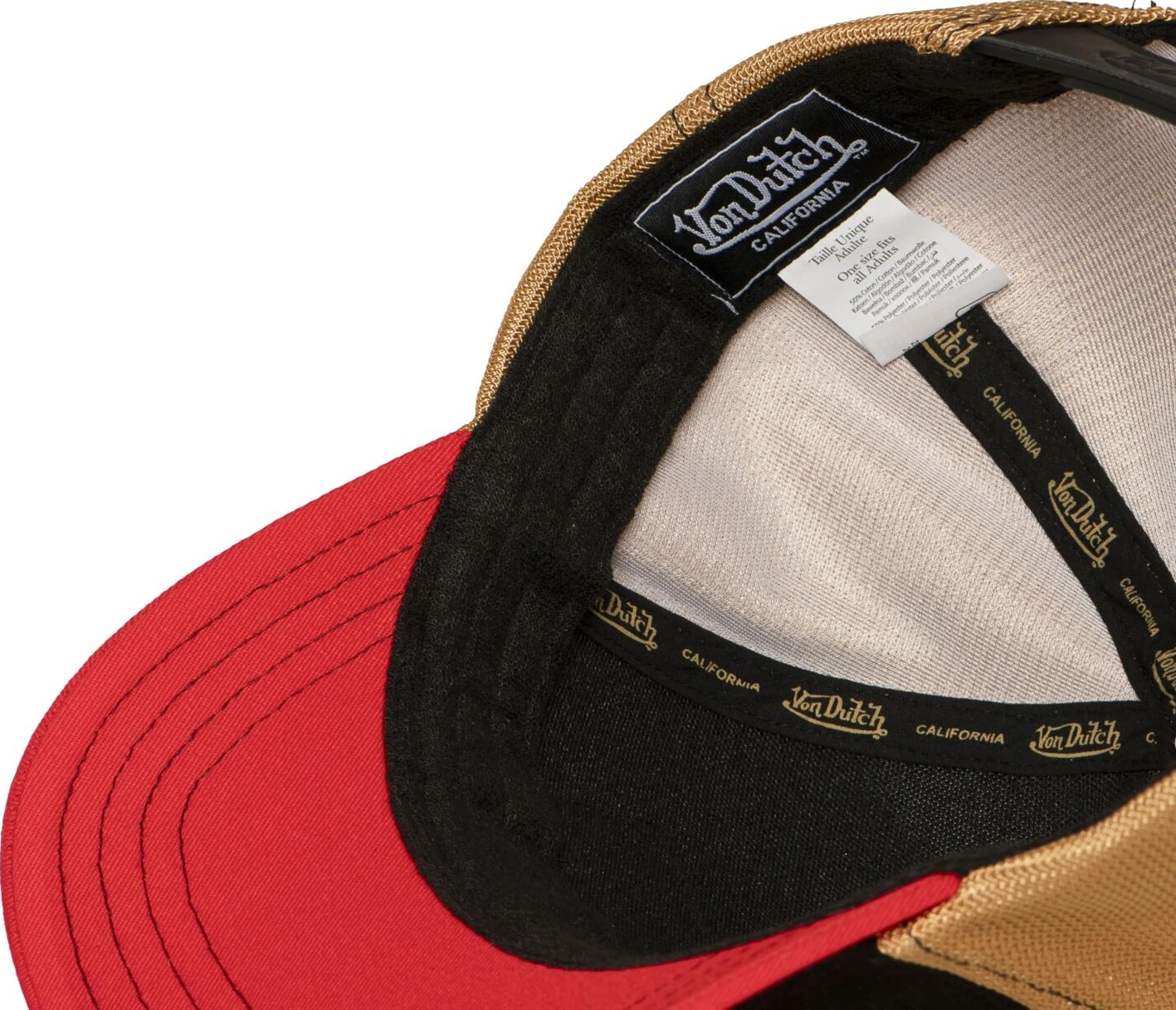 Von Dutch Trucker cap wild tiger, Black