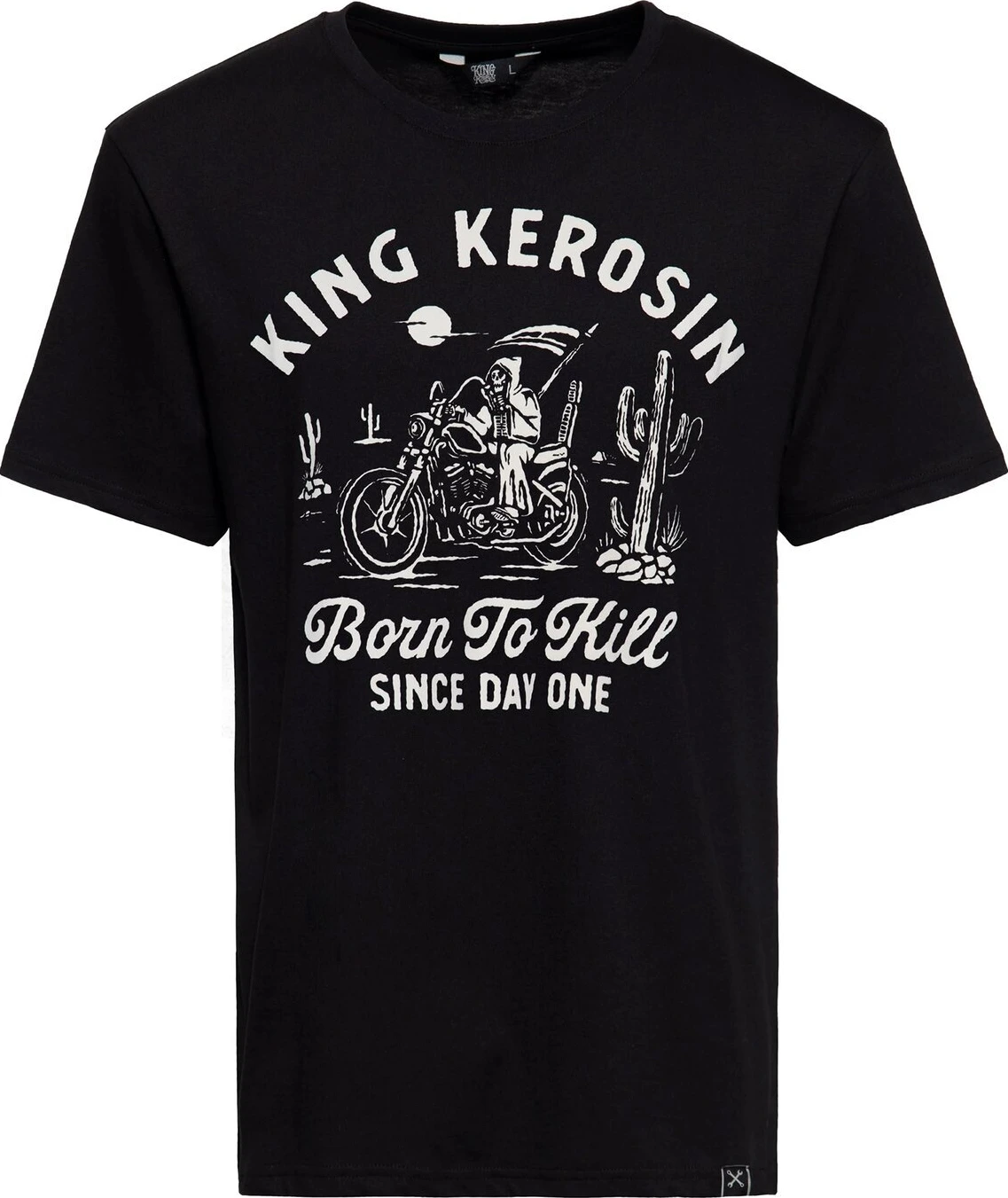 King Kerosin Born to kill t-shirt, Black, M