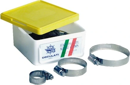 SS hose clamp 65/89 mm (package 10 pcs)