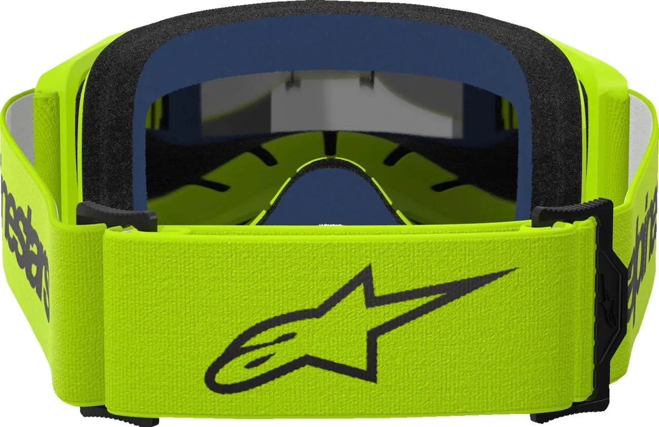 GOGGLE VISION 3 WORDMARK YLW FLUO MIRROR-SIL