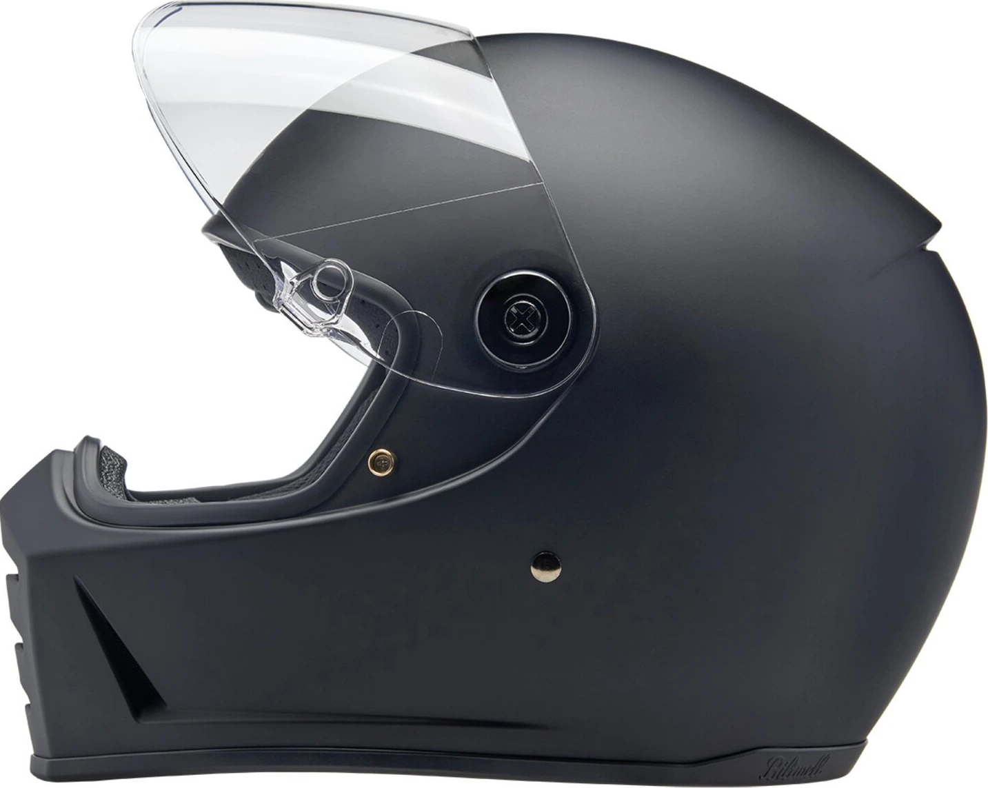 Biltwell Lane Splitter helmet, Black, S, flat