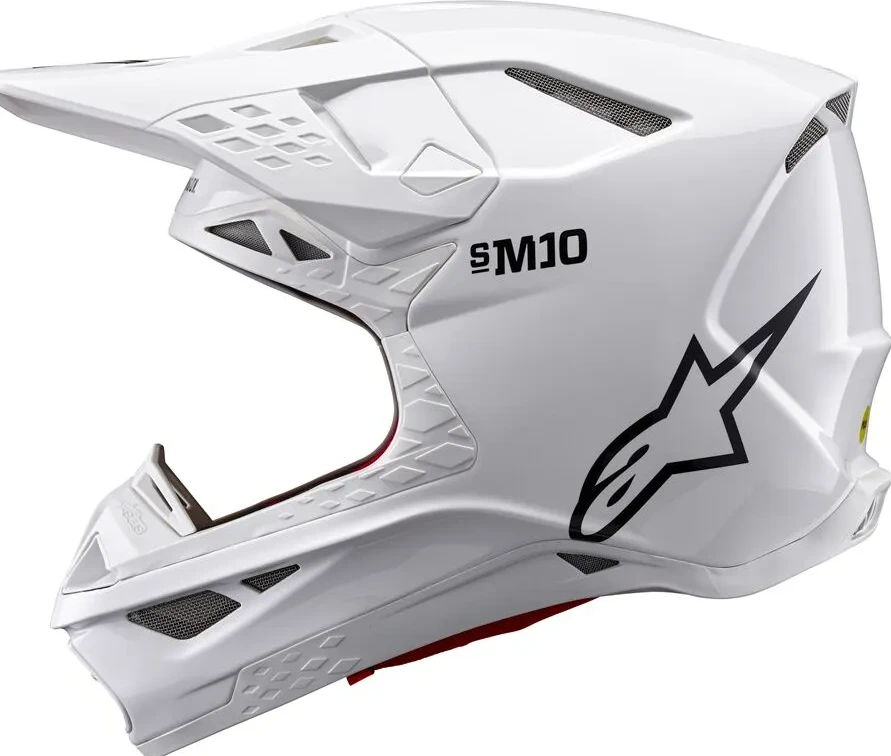 HELMET SM10 SOLID WHT XS