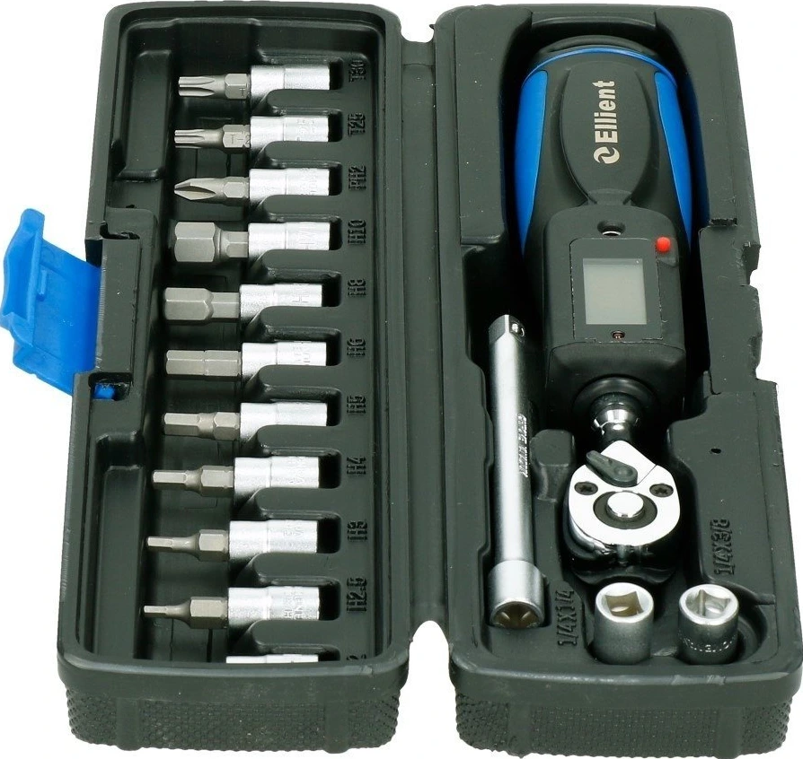 1/4" Dr. Pre-set digital torque wrench 6-30Nm with bit sets