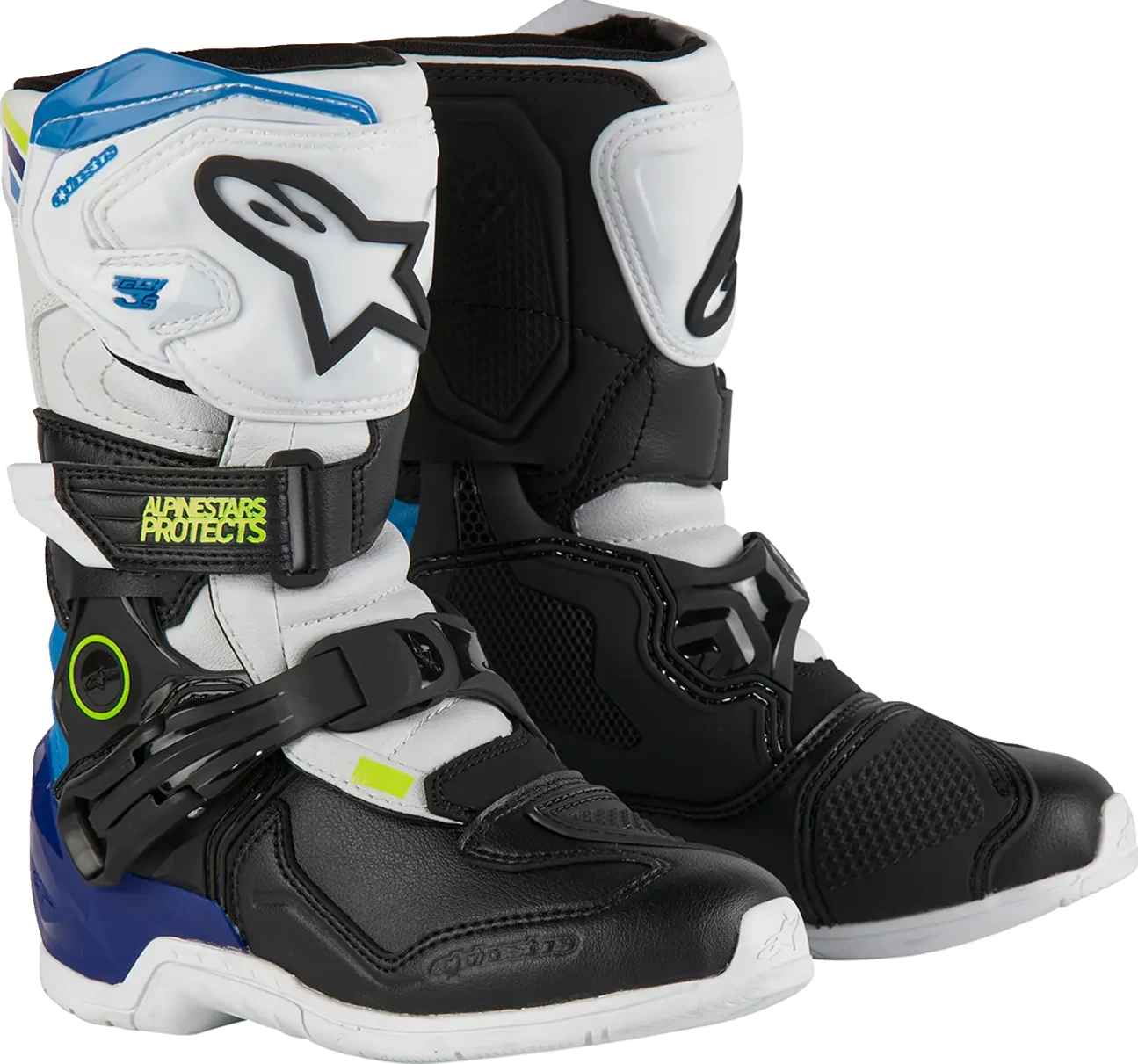 BOOT T3S KIDS WT/BK/B 10