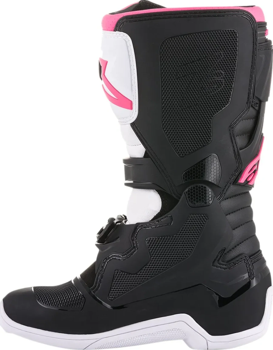 BOOT 4W TECH3 BK/WT/PK 6