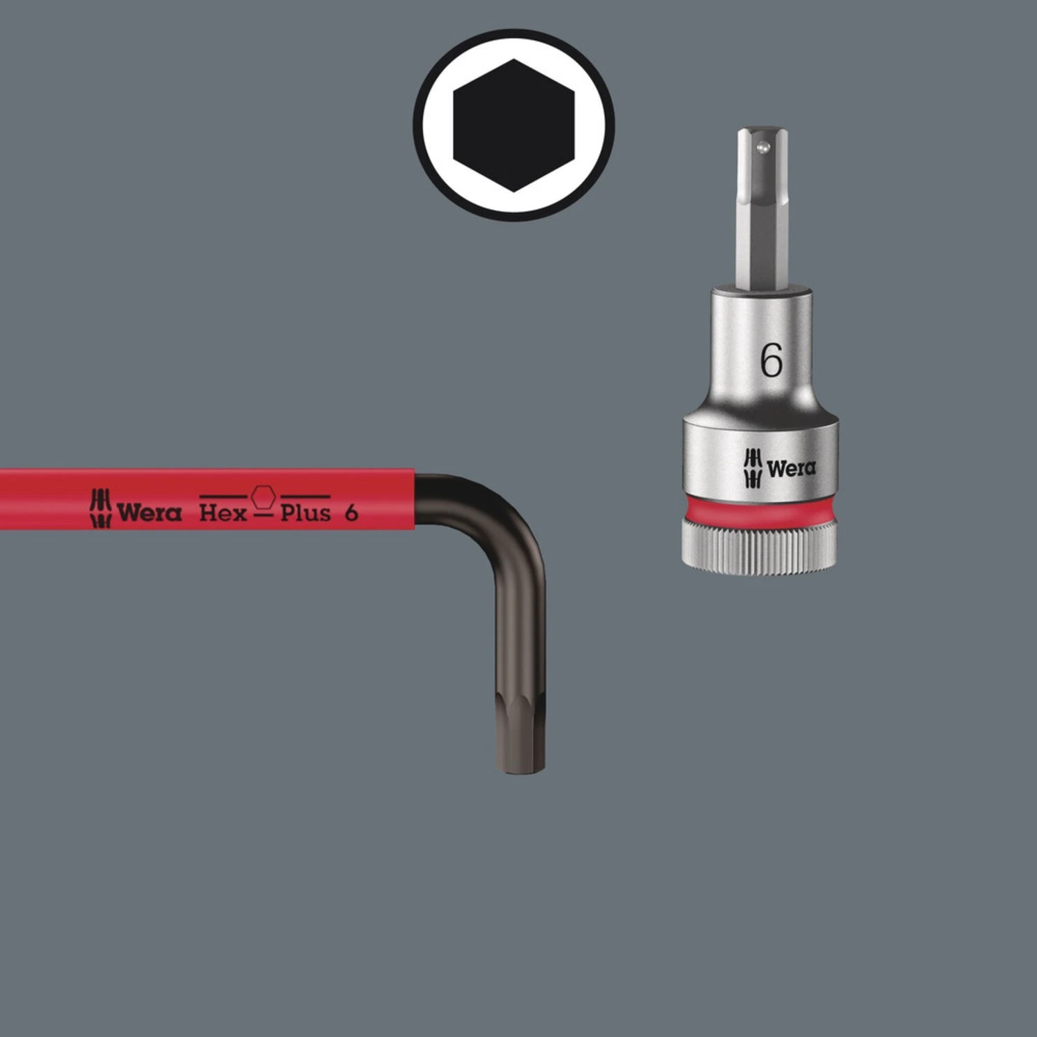 Wera hex key set multicolor - US sizes, Black