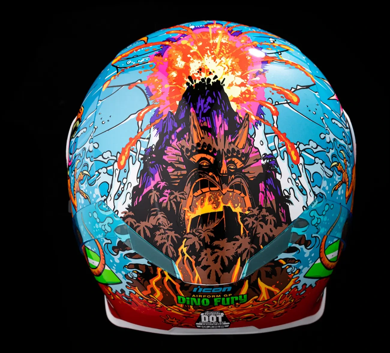 HELMET AIRFORM DINO FURY BLUE SM