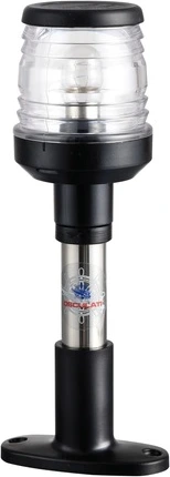Compact SS light pole 20 cm black light