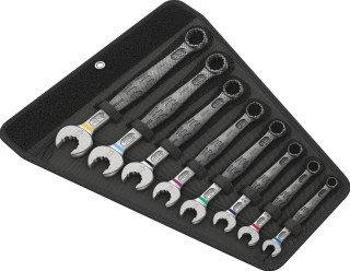Wera wrench open/box end set 8-pc Joker 6003 series -US size