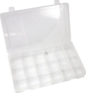 Standard Co, Universal 18 compartment storeage box, plastic